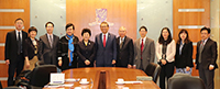 Professor Rocky Tuan (middle), Vice-Chancellor of CUHK, etc. meet with the delegation from Shandong University